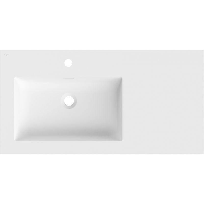 Mexen Otis ingebouwde wastafel links 91 x 46,5 cm, wit mat - 25189001L