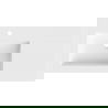 Mexen Otis lavatório embutido no tampo esquerdo 91 x 46,5 cm, branco mate - 25189001L