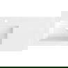Mexen Otis in het blad verzonken wastafel links 91 x 46,5 cm, wit glans - 25189000L