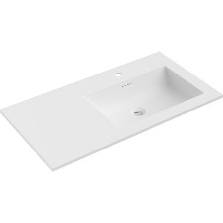 Mexen Otis tööpinda süvistatav valamu parem 91 x 46,5 cm, valge matt - 25189001P