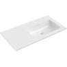 Mexen Otis lavabo empotrado en encimera derecho 91 x 46,5 cm, blanco brillante - 25189000P