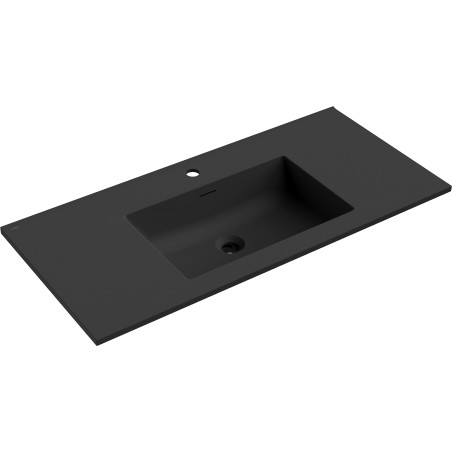 Mexen Otis tööpinda süvistatav valamu 101 x 46,5 cm, must matt - 25181071