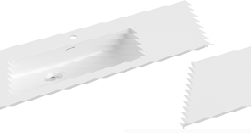 Mexen Otis Einbauwaschbecken 101 x 46,5 cm, weißer Glanz - 25181000