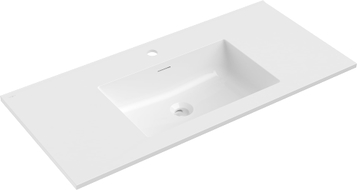 Mexen Otis umivaonik ugradbeni u radnu ploču 101 x 46,5 cm, bijeli sjaj - 25181000
