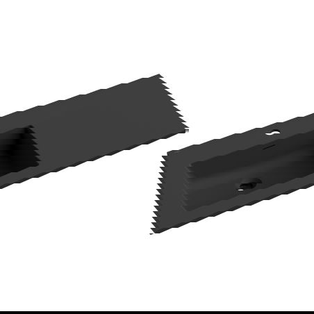 Mexen Otis εντοιχισμένος νιπτήρας αριστερός 101 x 46,5 cm, μαύρο ματ - 25181071L