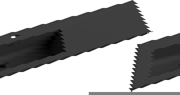 Mexen Otis ingebouwde linker wastafel 101 x 46,5 cm, zwart mat - 25181071L