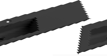 Mexen Otis lavatório embutido no balcão esquerdo 101 x 46,5 cm, preto mate - 25181071L