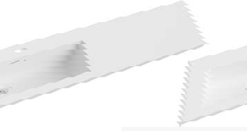 Mexen Otis lavatório embutido no tampo esquerdo 101 x 46,5 cm, branco mate - 25181001L