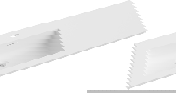 Mexen Otis vgradni umivalnik levi 101 x 46,5 cm, bela mat - 25181001L