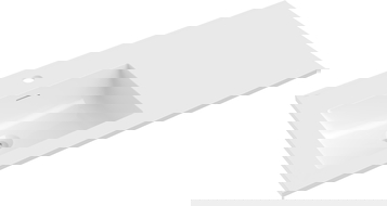 Mexen Otis ingebouwde wastafel links 101 x 46,5 cm, witte glans - 25181000L