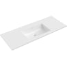 Mexen Otis lavabo encastré 121 x 46,5 cm, blanc brillant - 25181200