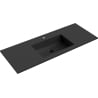 Mexen Otis lavabo encastré 121 x 46,5 cm, noir mat - 25181271