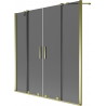 Mexen Velar Duo vanni sirm 2-osaline, lahtikäiv 160 x 150 cm, grafiit, kuldne - 896-160-000-42-50