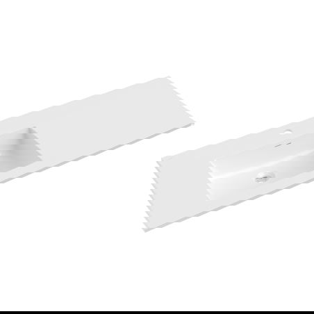 Mexen Otis eingebaute Waschbecken, links 121 x 46,5 cm, weiß glänzend - 25181200L