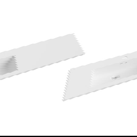 Mexen Otis Einbauwaschbecken links 121 x 46,5 cm, weiß matt - 25181201L