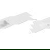 Mexen Otis ingebouwde wastafel links 121 x 46,5 cm, wit mat - 25181201L