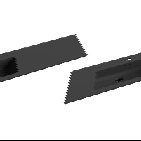 Mexen Otis vasempaan työpöytään upotettava pesuallas 121 x 46,5 cm, musta matta - 25181271L