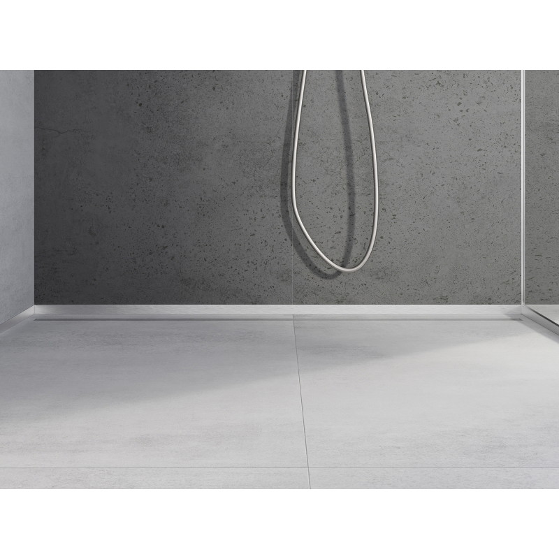 Mexen Line-B listwa brodzikowa czołowa 130 cm, inox - 181003130U