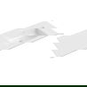 Mexen Otis Einbauwaschbecken rechts 121 x 46,5 cm, weiß glänzend - 25181200P