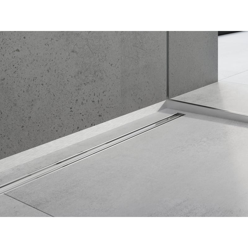 Mexen Line-B listwa brodzikowa czołowa 180 cm, inox - 181003180U