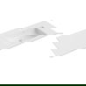 Mexen Otis inbouw wastafel rechts 121 x 46,5 cm, wit mat - 25181201P