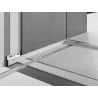 Mexen Line-B μπροστινή λωρίδα ντους 180 εκ., inox - 181003180U