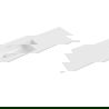 Mexen Otis ingebouwde wastafel 141 x 46,5 cm, glanzend wit - 25181400