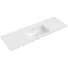 Mexen Otis lavello incassato in piano 141 x 46,5 cm, bianco lucido - 25181400