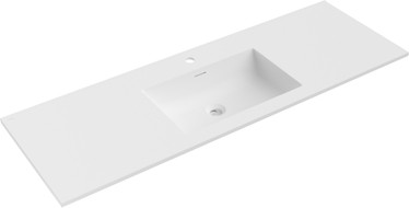 Mexen Otis umivaonik ugrađen u pult 141 x 46,5 cm, bijeli mat - 25181401