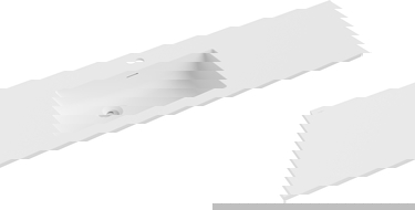 Mexen Otis umywalka wpuszczana w blat 141 x 46,5 cm, biała mat - 25181401