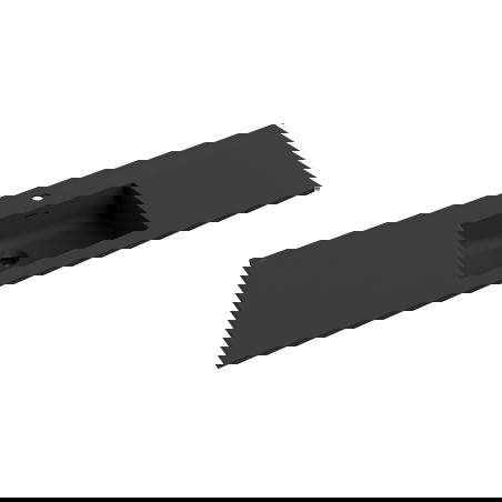 Mexen Otis countertop basin 141 x 46.5 cm, matte black - 25181471