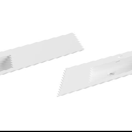 Mexen Otis Einbauwaschbecken links 141 x 46,5 cm, weiß matt - 25181401L