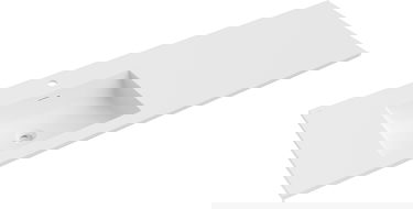 Mexen Otis iebūvējamais izlietnes bloks kreisais 141 x 46,5 cm, balts matēts - 25181401L