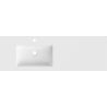 Mexen Otis Einbaubecken links 141 x 46,5 cm, weiß matt - 25181401L