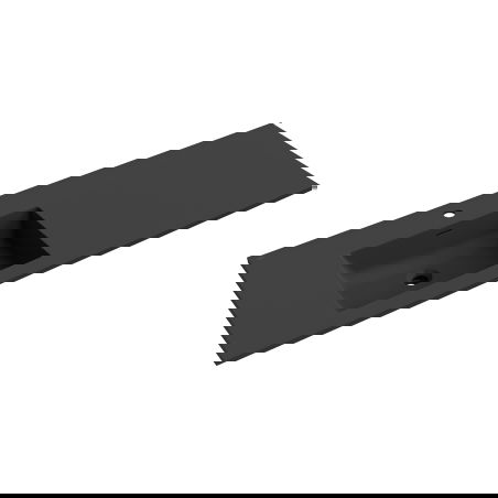 Mexen Otis vgradni umivalnik levo 141 x 46,5 cm, črna mat - 25181471L