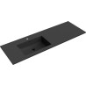 Mexen Otis ugradbeni umivaonik lijevi 141 x 46,5 cm, crni mat - 25181471L
