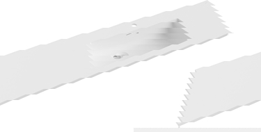 Mexen Otis lavabo ad incasso destro 141 x 46,5 cm, bianco opaco - 25181401P