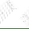 Mexen Velar Duo Badewannenfaltwand 2-flügelig, verschiebbar 160 x 150 cm, Graphit, gebürsteter Nickel - 896-160-000-42-97