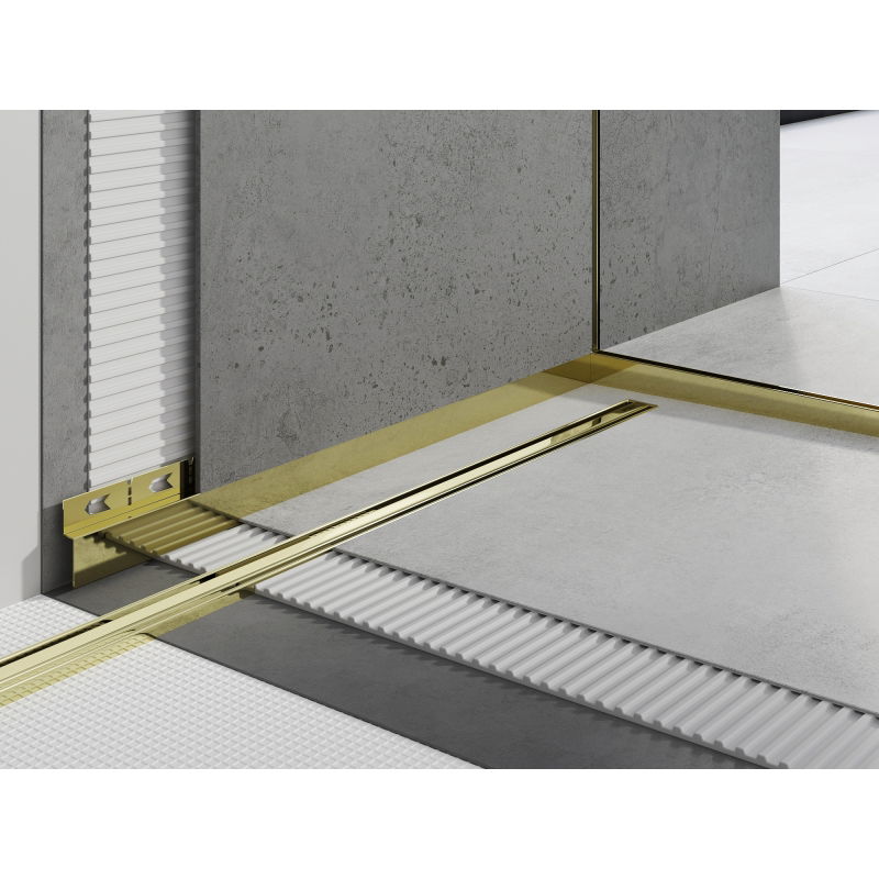 Mexen Line-B Front-Duschrinne 130 cm, Gold - 185003130U