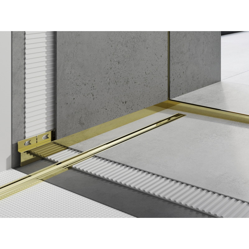 Mexen Line-B bande de douche avant 180 cm, or - 185003180U