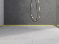 Mexen Line-B sprednja pršna letvica 130 cm, zlato brušena - 185503130U