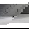 Mexen Line-B frontpaneel van 130 cm, zwart - 187003130U