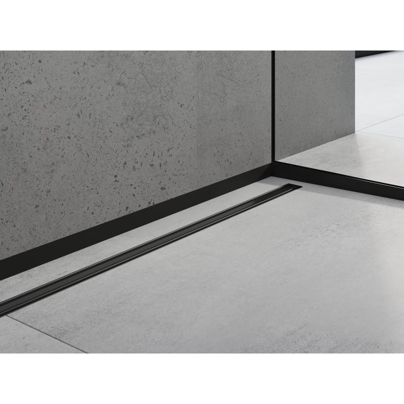 Mexen Line-B trilho de chuveiro frontal 130 cm, preto - 187003130U