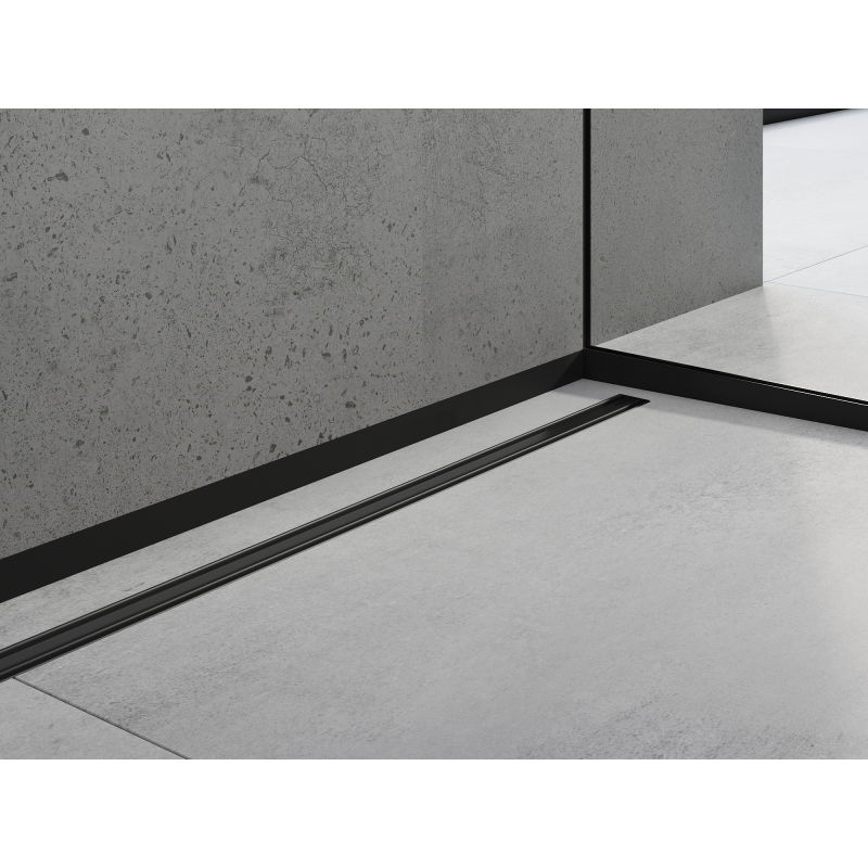 Mexen Line-B frontale douchestrip 180 cm, zwart - 187003180U