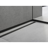 Mexen Line-B zócalo para ducha frontal de 180 cm, negro - 187003180U
