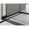 Mexen Line-B listello frontale per doccia 180 cm, nero - 187003180U