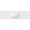 Mexen Otis lavabo encastré 161 x 46,5 cm, blanc brillant - 25181600
