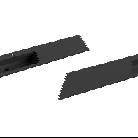 Mexen Otis Νιπτήρας εντοιχιζόμενος 161 x 46,5 cm, μαύρο ματ - 25181671