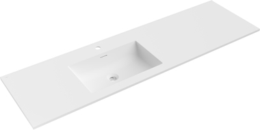 Mexen Otis ugradbeni umivaonik lijevi 161 x 46,5 cm, bijeli mat - 25181601L