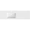 Mexen Otis Unterbauwaschbecken links 161 x 46,5 cm, weiß matt - 25181601L